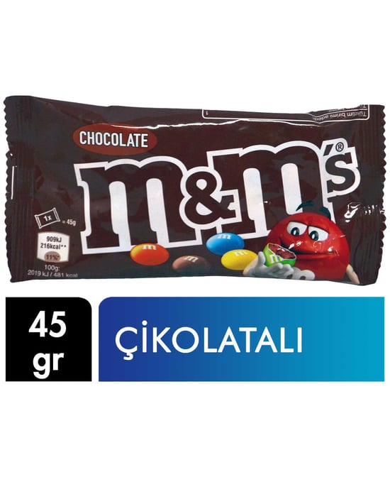 XM&M's Draje 45 g Çikolatalı
