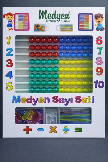 İmma 077 Sayı Seti (Mihsap+Sayı Çubuğu+Sayı Fasülyesi)