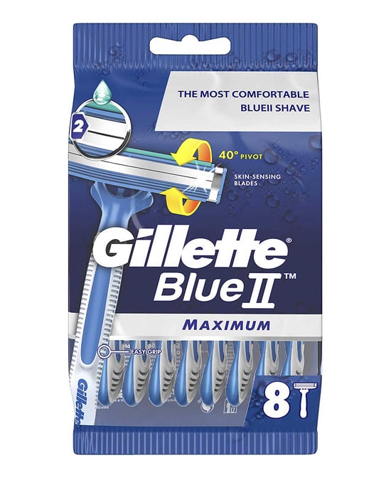 Gillette Blue 2 Maximum Tıraş Bıçağı 8'li Poşet