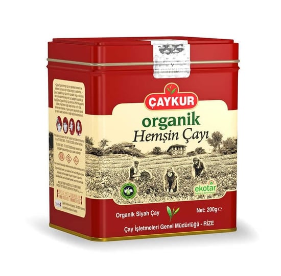 Çaykur Organik Hemşin Hediyelik Teneke Kutu 200 gr
