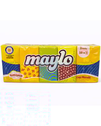 Maylo Cep Mendil Kağıt Mendil Peçete 10'lu Paket