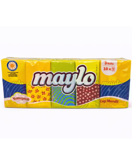 Maylo Cep Mendil Kağıt Mendil Peçete 10'lu Paket