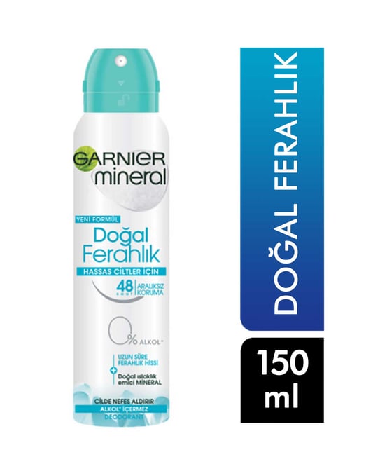 Garnier Mineral Deodorant 150 ml Doğal Ferahlık