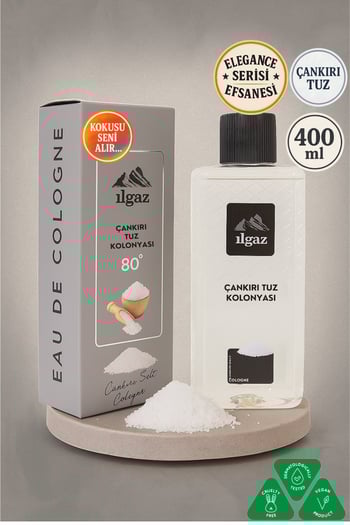 Ilgaz Çankırı Tuz Kolonyası Ferahlatıcı ve Kalıcı Koku Elegance Serisi 400 ml