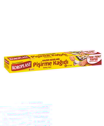 koroplast, koroplast pişirme kağıdı, pişirme kağıdı, yağlı kağıt, fırın kağıdı, fırın pişirme kağıdı, yanmaz pişirme kağıdı, yanmaz kağıt, yanmaz fırın kağıdı, Koroplast Hazır Kesilmiş Pişirme Kağıdı 16'lı satın al, Koroplast Hazır Kesilmiş Pişirme Kağıdı 16'lı fiyat