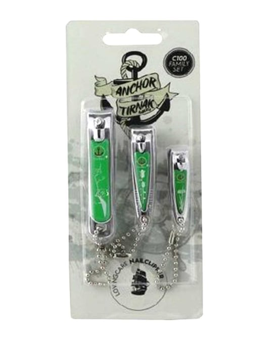 Anchor Tırnak Makası Seti Renkli 3'lü Paket