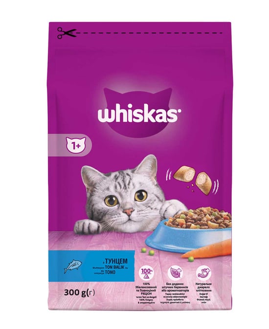 Whiskas Kedi Maması 300 gr Ton&Sebze