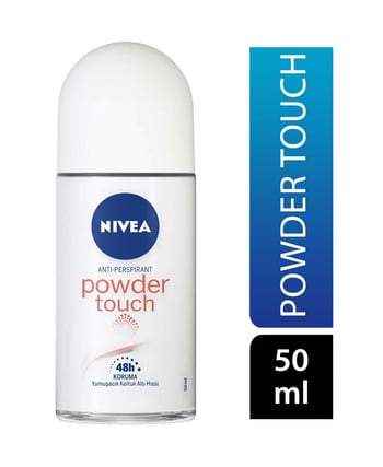 nivea, nivea rollon, rol on, rolon, roll on, nivea kadın roll on, kadın roll on, ter kokusu önleyici, ter önleyici, nivea powder touch roll on 50 ml satın al, nivea powder touch  roll on 50 ml fiyat