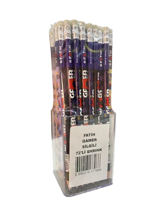 Fatih Gamer 72'li Silgili Kursun Kalem 17795