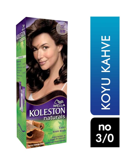 Koleston Naturals Saç Boyası no 3/0 Koyu Kahve