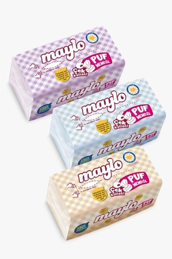 Maylo Puf Mendil 150'li