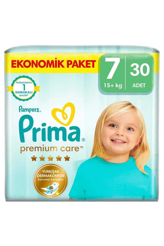 Prima Premium Care 7 Numara 30lu Bebek Bezi
