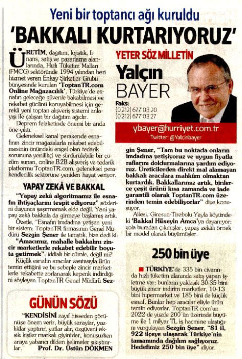 toptantr yalçın bayer hürriyet