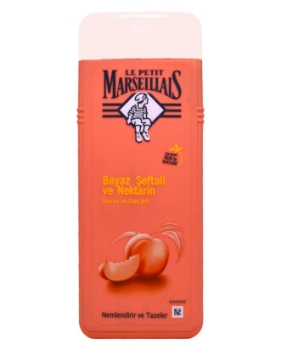 Le Petit Marseillais, duş jeli, bitkisel duş jeli, vücut şampuanı, şampuan, beyaz şeftali duş jeli, Le Petit Marseillais beyaz şeftali ve nektarin duş jeli satın al, Le Petit Marseillais beyaz şeftali ve nektarin duş jeli fiyat