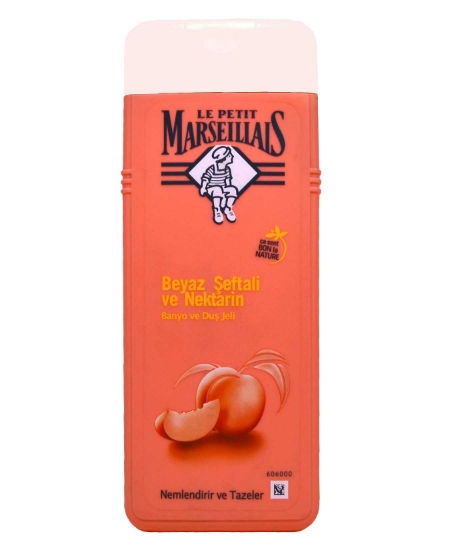 Le Petit Marseillais, duş jeli, bitkisel duş jeli, vücut şampuanı, şampuan, beyaz şeftali duş jeli, Le Petit Marseillais beyaz şeftali ve nektarin duş jeli satın al, Le Petit Marseillais beyaz şeftali ve nektarin duş jeli fiyat