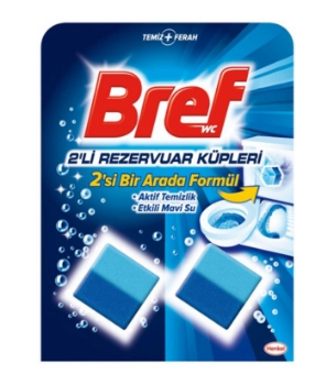 bref, tuvalet küpü, rezervuar küpü, sifon küpü, klozet kokusu, banyo kokusu, tuvalet kokusu giderici, tuvalet temizleyici, sifon temizleyici
