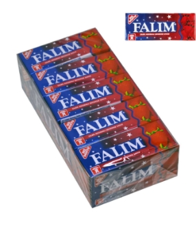 falım, sakız, çilekli sakız, şekersiz sakız