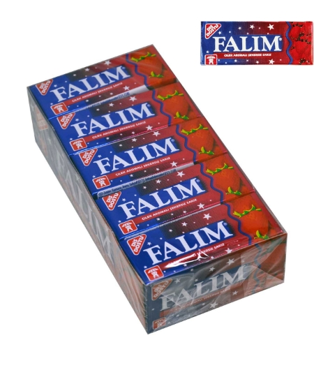 falım, sakız, çilekli sakız, şekersiz sakız
