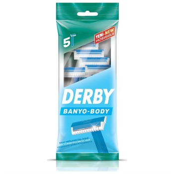 Resim Derby Tıraş Bıçağı 5'li Poşet Banyo