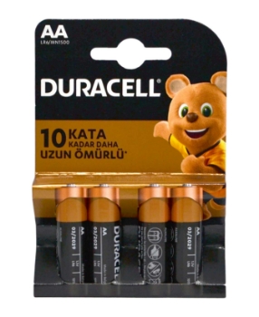 Duracell, AA, 4'lü Kalem Pil, kalem pil, pil
