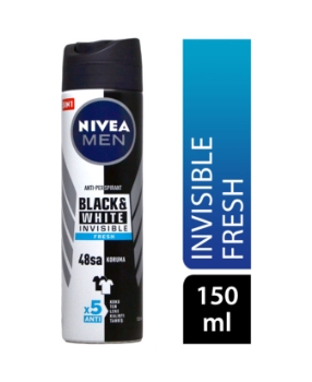 Resim Nivea Deodorant 150 ml Erkek İnvisible Black&White Fresh