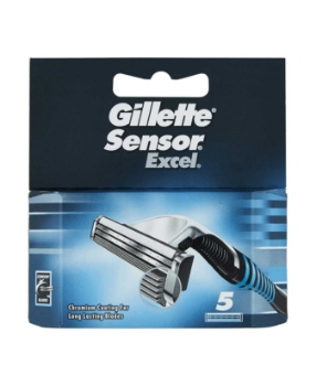 Resim Gillette Sensor Excel Yedek Tıraş Bıçağı 5'li