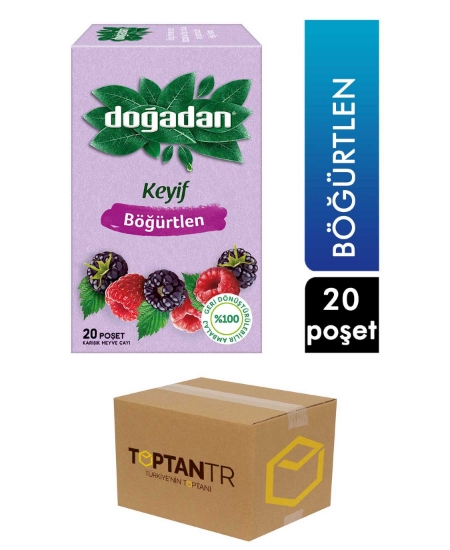 doğadan, doğadan poşet çay, poşet çay, bardak poşet çay, sallama çay, meyve çayı, bitki çayı, böğürtlen çayı