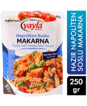 Yayla, bakliyat, yemek, kuru gıda, makarna, Napoliten Soslu makarna, pişmiş makarna, çabuk makarna, haşlanmış makarna, hazır makarna, toptan gıda satışı, gıda toptancısı, toptan gıda, hazır yemek, hazır gıda