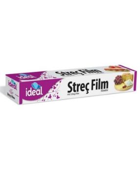 İdeal, streç film, şeffaf folyo, streç poşet, yiyecek poşeti, saklama poşeti, İdealStreç Film satın al, İdealStreç Film fiyat