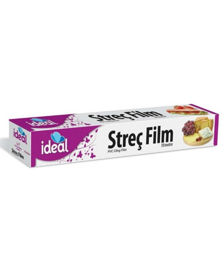 İdeal, streç film, şeffaf folyo, streç poşet, yiyecek poşeti, saklama poşeti, İdealStreç Film satın al, İdealStreç Film fiyat