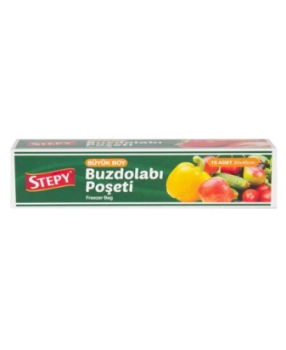 Stepy , Stepy buzdolabı poşeti, buzdolabı poşeti, saklama poşeti, buzluk poşeti, dipfiriz poşeti, deepfreeze poşeti, Stepy Buzdolabı Poşeti Büyük Boy satın al, Stepy Buzdolabı Poşeti Büyük Boy fiyat, Büyük boy buz dolabı poşeti, buzdolabı poşetleri, buzdolabi posetleri