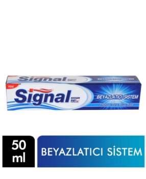 Resim Signal Diş Macunu 50 ml Beyazlatıcı Sistem