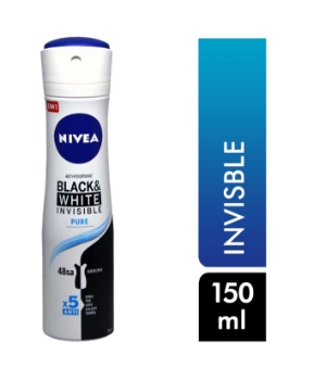 Resim Nivea Deodorant 150 ml Kadın İnvisible Black & White Pure