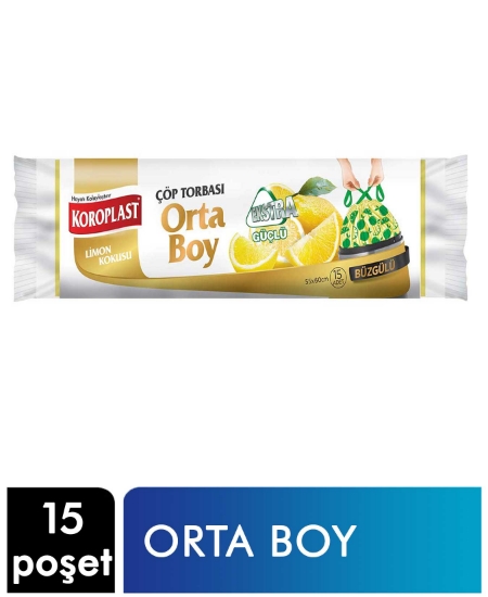 koroplast, çöp torbası, büzgülü çöp torbası, orta boy çöp torbası, kokulu çöp torbası, limon kokulu çöp torbası, koroplast büzgülü çöp torbası fiyat, koroplast büzgülü çöp torbası satın al