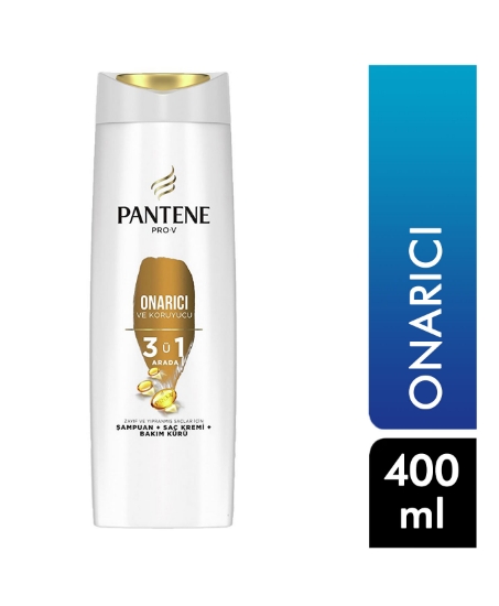 Pantene,Pantene onarıcı saç bakım şampuanı,bakım ve onarıcı şampuan,400 ml,prov,onarıcı bakım şampuanı,3 ü 1 arada,pantane onarıcı şampuan fiyatları,toptan kozmetik,toptan satın al,toptan tr