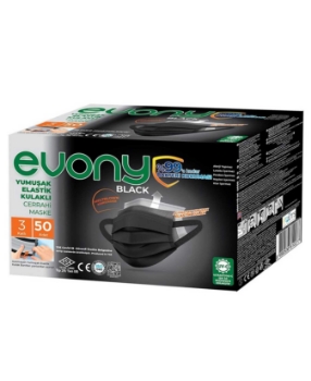 Evony,cerrahi maske,korunma,siyah maskeler,coronavirüs,koronavirüs maskeleri,maske,cerrahi maskeler,50 adet maske,yumuşak elastikli maske,yumuşak cerrahi maske,evony cerrahi maske satın al,maske fiyatları,toptan satın al,toptan tr,toptan mağazacılık