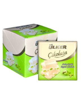Ülker , çikolata, beyaz  çikolata, antep fıstıklı çikolata,, Ülker fiyat, Ülker çeşitleri, toptan Ülker , toptan çikolata, toptan gıda, gıda toptancısı, abur cubur, aburcubur, kutu çikolata, çikolata kutuları, kare çikolata