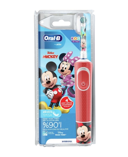 Oral B Şarjlı Diş Fırçası Vitality 100 Çocuk Mickey Friends,çocuk fırçaları,çocuk fırçası,çocuk diş macunları,çocuklar için diş fırçası,toptan satın al,toptan tr,toptan mağazacılık