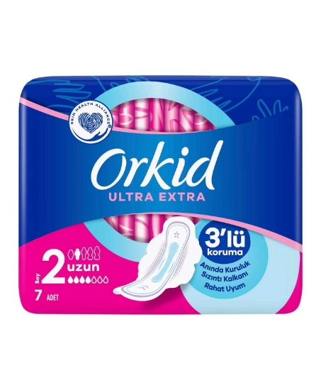 orkid, orkid ped, kadın pedi, hijyenik ped, orkid uzun, uzun boy kadın pedi, orkid fiyatları, orkid satın al