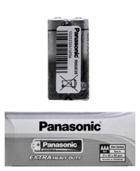 Resim Panasonic Pil AAA İnce Kalem Pil 2'li Extra Heavy Duty