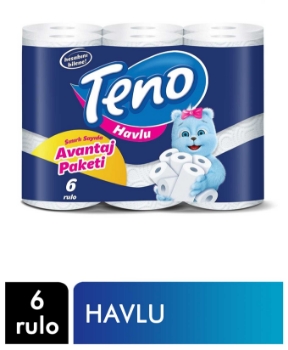 Resim Teno Kağıt Havlu 6 Rulo