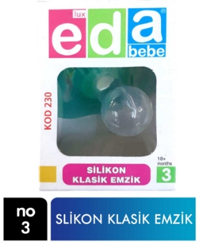 Lüx,Lüx Eda Bebe Silikon Klasik Emzik No:3,,emzik,klasik emzik,damaklı emzik,bebek ürünler,bebek malzemeleri,bebek araç gereç,anne bebek,toptan satın al,toptantr,toptan mağazacılık