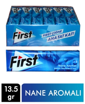 First Duo Yeşil Nane 13,5 Gr 24 Adet,sakız ürünleri,sakız çeşitleri,nane aromalı, sakız,sakızlar,first sakız,aburcubur,aromalı sakızlar,toptan satın al,toptantr,toptan mağazacılık
