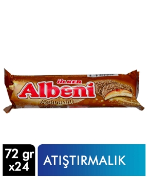 Ülker Albeni Sütlü Çikolata Kaplı Karamelli Bisküvi 72 gr