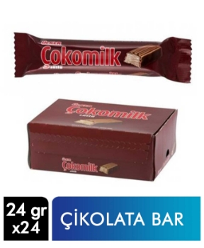 Ülker, Çokomilk Çikolata Kaplama Bar,çikolata kaplama bar,24 gr,çikolata,çikilata,atıştırmalık ürünler,abur cubur ürünleri,abur cuburlar,atıştırnalık yiyecekler,gıda ürünleri,toptan gıda,toptan satın al,toptantr,toptan mağazacılık,toptan gıda