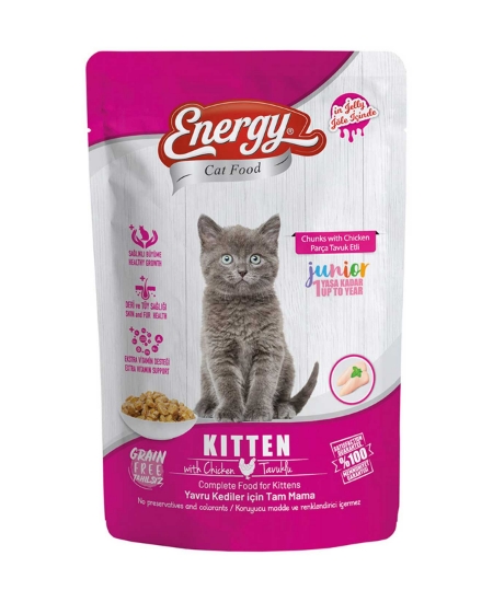 Energy ,enerji kedi maması, Yavru kedi maması, 85 gr kedi maması,tavuklu kedi maması, ,pet shop,pet shop ürünleri,toptan satın al,toptan tr,toptan pet shop,toptan mağazacılık, ıslak mama, kedi mamaları, kedi maması fiyatları, toptan kedi maması