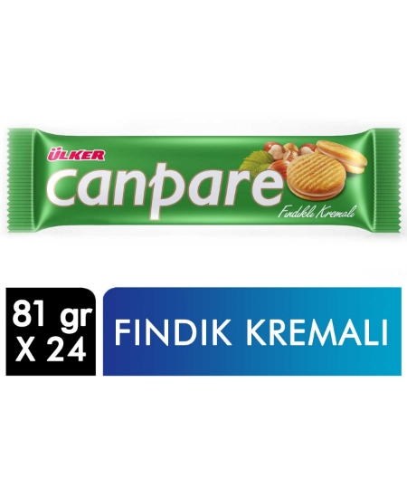 Ülker Canpare Bisküvi 81 gr Fındıklı