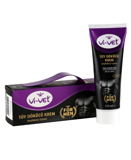 Vivet Erkek Tüy Dökücü Krem 125 ml