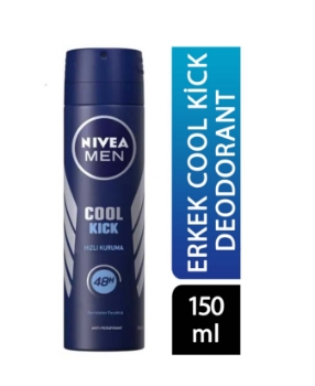 nivea, nivea dedorant, nivea erkek deodorant, erkek deodorant, ter kokusu önleyici, ter önleyici, nivea cool kick 150 ml satın al, nivea cool kick 150 ml fiyat