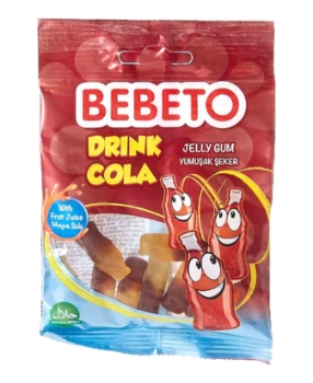 bebeto,bebeto drink cola, bebeto şekerleme,80 gr şekerleme,bebeto drink cola şekerleme